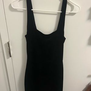 urban outfitters velvet square neck mini dress